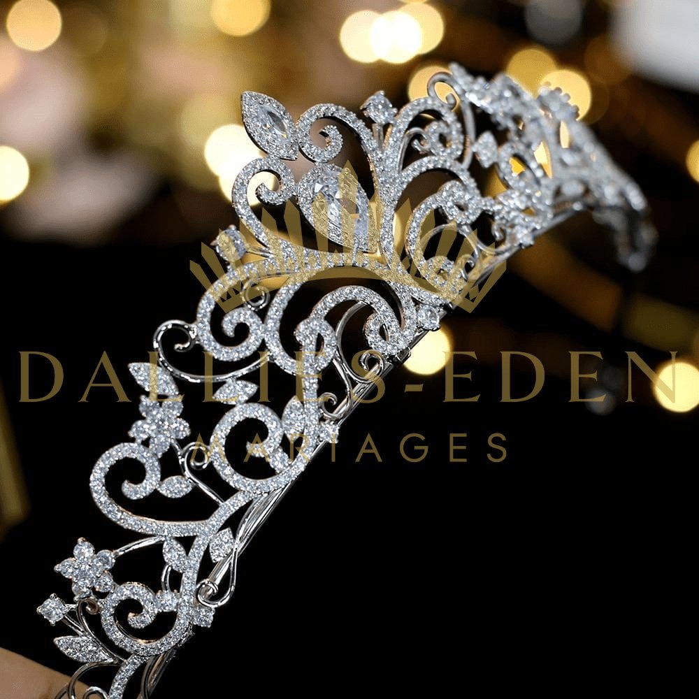 bijoux-diademe Tiare Femme Tiare de Mariage Champêtre