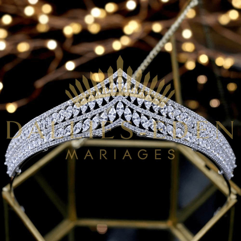 bijoux-diademe Tiare Femme Tiare de Mariage Orientale