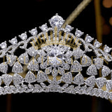 bijoux-diademe Tiare Femme Argentée Tiare Mariage Pointe