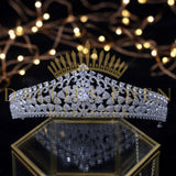 bijoux-diademe Tiare Femme Argentée Tiare Mariage Pointe