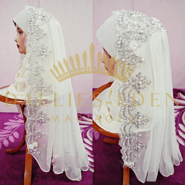 Voile de Mariage Arabe Dallies Eden Mariages Maison du Diademe