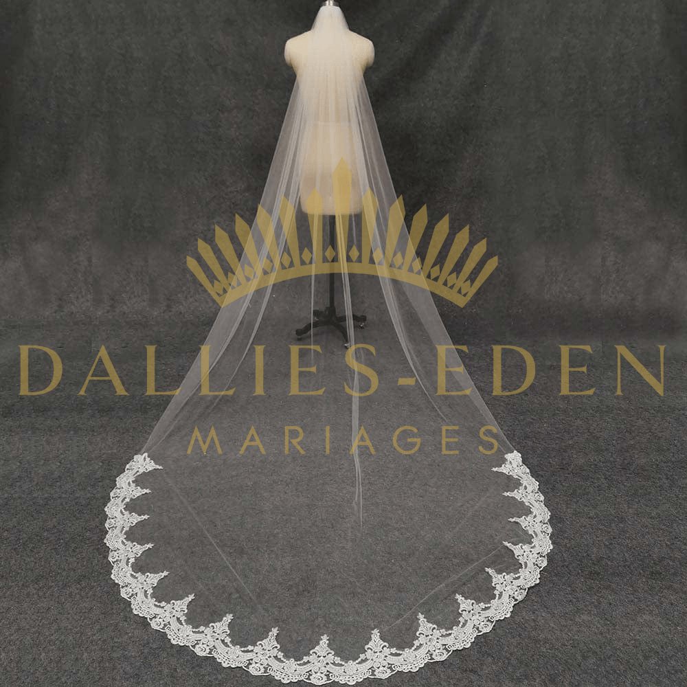 Dallies-Eden-Mariages  Voile de Mariée Voile de mariage Discret