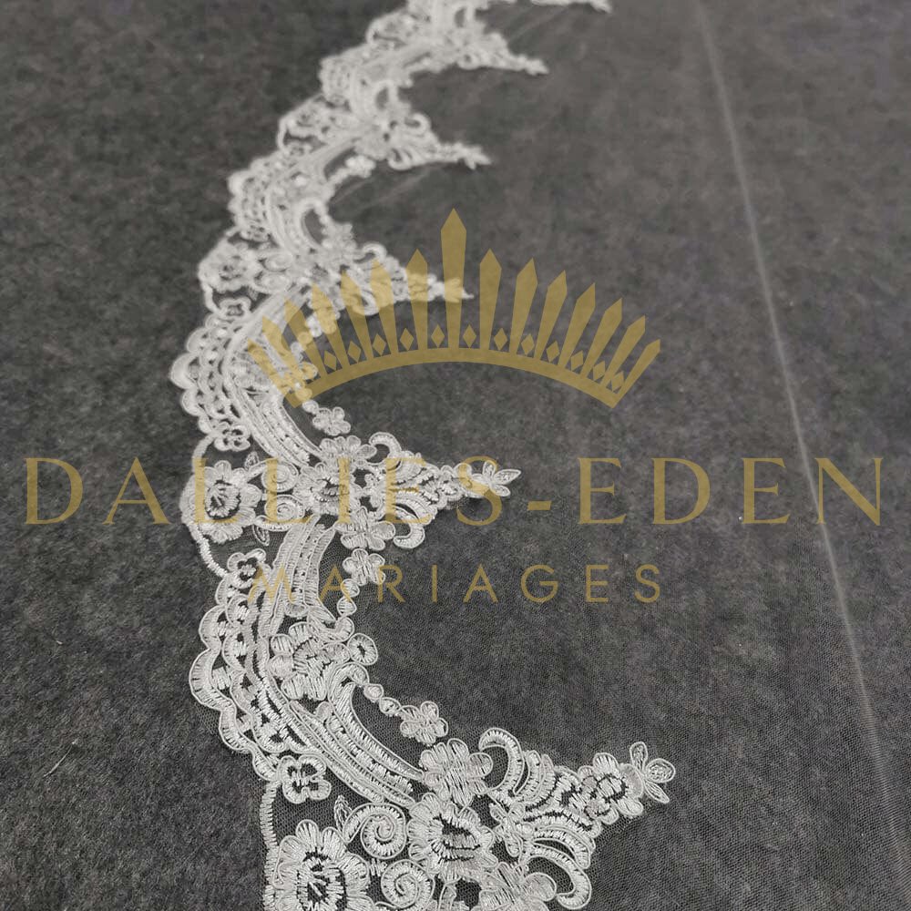 Dallies-Eden-Mariages  Voile de Mariée Voile de mariage Discret