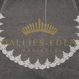 Dallies-Eden-Mariages  Voile de Mariée Voile de mariage Discret