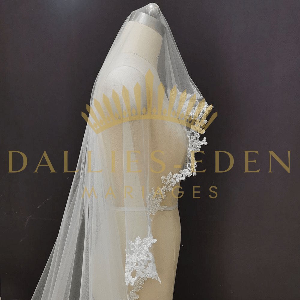 Dallies-Eden-Mariages  Voile de Mariée Voile de Mariée Blanc